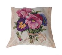 Nostalgic Nordic Floral Design on Soft Cotton Linen Sofa Cover for Stylish Homes (6)