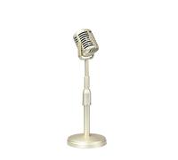 Nostalgic Old Fashioned Simulation Microphone Retro Film Photography Accessory For Wedding Photography Faux Mic Props Studio Decorative Props