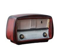 Nostalgic Ornament Miniature Televisions/Radiogram Model Televisions/Radio Decorations Dollhouses Accessories for Diys Dollhouses Accessories