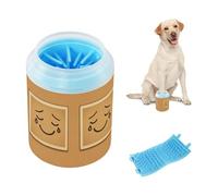 Nostalgic Photo Look (1) Portable Paw Cleaning Cup with Silicone Brush Soft Pets Bathing Brush Suitable for Small, Medium, Large Breed Dogs