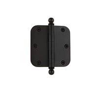 Nostalgic Warehouse 728356 3.5" Ball Tip Residential Hinge with 5/8" Radius Corners Door, Oil-Rubbed Bronze