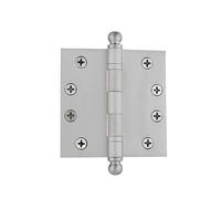 Nostalgic Warehouse Ball-Tip Residential Door Hinge with Square Corners