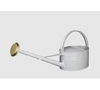 Nostalgic Watering Can / Water Can / Water Can / Water Can / Bucket Shape Varnished Sheet Steel Galvanised Various Designs and Colours (Watering Can / 5 Litres - Oval White, 20 x 68 x 30 cm)
