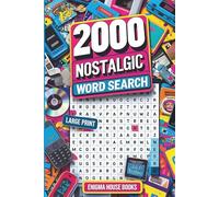 Nostalgic Word Search 2000: Word Searches with Easy to Read Print about classic TV shows, legendary music, historic events and More | 6x9 inches, 110 ... Gift for Vacations, Holiday and Free Times