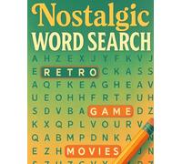 Nostalgic Word Search: A challenging English word search collection exploring memories of retro eras