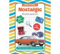 Nostalgic Word Search Book for Adults and Seniors: Word Search Books for Adults 450 Word Puzzles for Adults and Seniors, Large Print Word Find Book