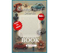 Nostalgic Word Search: Easy-to-Read Puzzles Featuring Retro Themes, Classic Memories, Vintage Trends, and More | 6x9", 112 Pages | 50+ Puzzles (VfazBooks Word Search Collection)