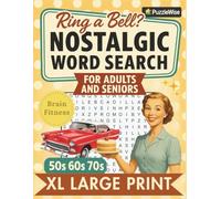 Nostalgic Word Search for Adults and Seniors: Word Search books for Adults Large Print - Relaxing Word Puzzles, Brain Games to Boost Memory, and Fun Facts