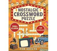 Nostalgic Word Search for Adults: Large Print Brain Games to Boost Memory, Focus & Fun | 120 Vintage Puzzles from the 50s-00s for Adults & Seniors