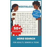 Nostalgic Word Search Puzzle Book: Search the word with Easy To Read Print about Olden days, Once upto a time and More | 6x9 inches, 110 pages | 50+ ... Gifts for Vacations, Holidays and Free Times