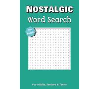 Nostalgic Word Search Puzzle Book: The Nostalgia Collection: 50+ Themed Word Searches