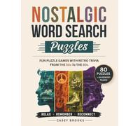 Nostalgic Word Search Puzzles: Fun Puzzle Games with Retro Trivia from the 50s to the 80s