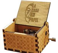 Nostalgish - Bella Ciao Music Box Hand Crank Wooden Musical Boxes Music Box - Unique Gift (Wood, Bella Ciao)