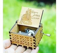 Nostalgish Music Boxes Hand Crank Wooden Musical Boxes Music Box - Unique Gift (Wood, Davy Jones - PoTC)