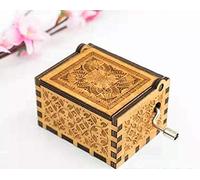 Nostalgish - SW Music Box - Hand Crank Wooden Musical Boxes Music Box - Unique Gift (Wood, SW)