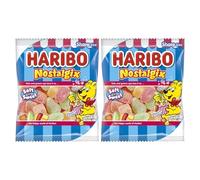 Nostalgix Gummy Sugar Coated Sweets - Retro Inspired Candy Flavours 175g - 2x Share Bags