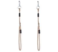 NOSTIFY 2PC Heavy Duty Length Adjustable Nylon Rope Express Setup Hanging Tree Straps (250 Lbs Limited/Each) for Outdoor Swings Hammock Playground Set Accessories - 53 inch