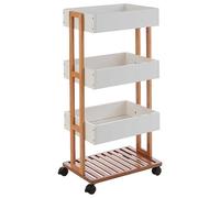 Nostra 4 Tier Storage Trolley White