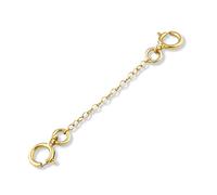 Nostrand 14k Gold Filled 1mm Bracelet Safety Chain 1", 2", 3" (1.00)