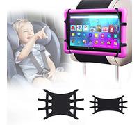 Nosxxus Tablet Holder,Car Headrest Tablet Holder for car on back seats,universal car iPad holder with silicone holding net for all Kindle Fire,for 3.5-12.9 inch screens devices, tablets