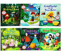 Nosy Crow Fairy Tales 6 Books Collection With Free Stories Audio Book! (Cinderella, The Three Little Pigs, Goldilocks and the Three Bears, Jack and the Beanstalk, Little Red Riding Hood & Snow White)