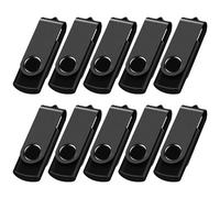 [ NOT 512GB ] AreTop 512MB USB Flash Drive 10 Pack, Premium USB2.0 Thumb Drives Bulk USB Pendrive Memory Stick Jump Drive 10 Pack Flash Drives Bulk (10PCS 512MB, Black)