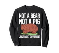 Not A Bear Not A Pig Just Built Different Wombat Sweatshirt