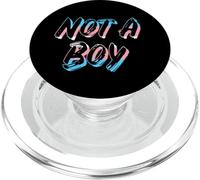 Not a Boy MTF Trans Pride for Women Transgender PopSockets PopGrip for MagSafe