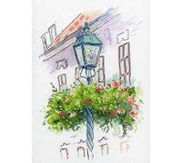 Not a Cookie Tin Cross Stitch Embroidery Kits for Adults and Beginners Landscape - On The Boulevard 27x20cm/10.63x7.87 27ct.