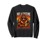 Not A Costume Just A Sasquatch Happy Halloween Sweatshirt