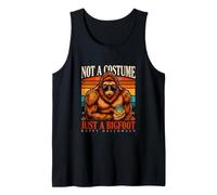 Not A Costume Just A Sasquatch Happy Halloween Tank Top