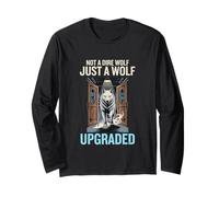 Not A Dire Wolf Just A Wolf Upgraded Science Paleontology Long Sleeve T-Shirt