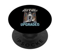 Not A Dire Wolf Just A Wolf Upgraded Science Paleontology PopSockets Adhesive PopGrip