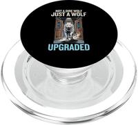 Not A Dire Wolf Just A Wolf Upgraded Science Paleontology PopSockets PopGrip for MagSafe