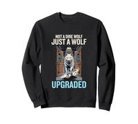 Not A Dire Wolf Just A Wolf Upgraded Science Paleontology Sweatshirt