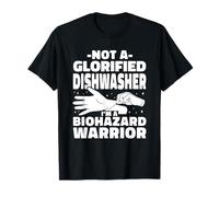 Not A Dishwasher I'm A Biohazard Warrior T-Shirt