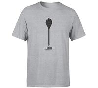 Not A Fork Not A Spoon Fpoon Unisex T Shirt Funny Retro Tee Top Sports Grey S