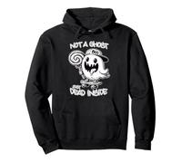 NOT A GHOST JUST DEAD INSIDE Spooky Cute Ghost Halloween Emo Pullover Hoodie