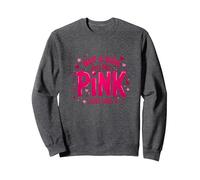 Not A Girl, Just Like Pink Empowering Statement for Boys Sweatshirt, Adult Unisex, Dark Heather Grey, S