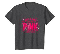 Not A Girl, Just Like Pink Empowering Statement for Boys T-Shirt, Kids, Dark Heather Grey, 3 Years