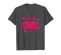 Not A Girl, Just Like Pink Empowering Statement for Boys T-Shirt, Men, Dark Heather Grey, 6XL