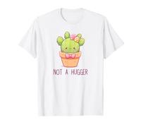 Not a Hugger | Funny Cute Kawaii Cactus | Plant Mom Lady T-Shirt