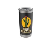 Not A Hugger Funny Vintage Succulent Sarcastic Humor Cactus Stainless Steel Insulated Tumbler