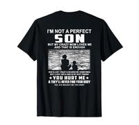 Not A Perfect Son But My Crazy Mom Loves Me Mama On Back T-Shirt