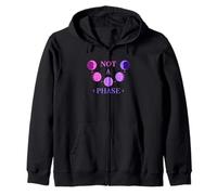 Not a Phase Bi Pride Moon Bisexual Colors LGBT Zip Hoodie