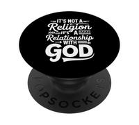 Not a Religion It’s a Relationship God PopSockets Adhesive PopGrip