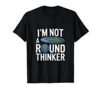 Not A Round Thinker - Flat Earth Society Value Graphic T-Shirt