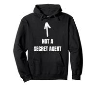 Not A Secret Agent Funny Private Detective And Inspector Spy Pullover Hoodie