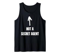 Not A Secret Agent Funny Private Detective And Inspector Spy Tank Top