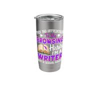 Not A Serial Killer Funny Novelist Writer Author Writing Stainless Steel Insulated Tumbler